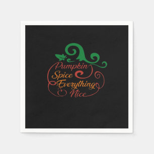 Pumpkin Spice Everything Nice Halloween Classic Napkins