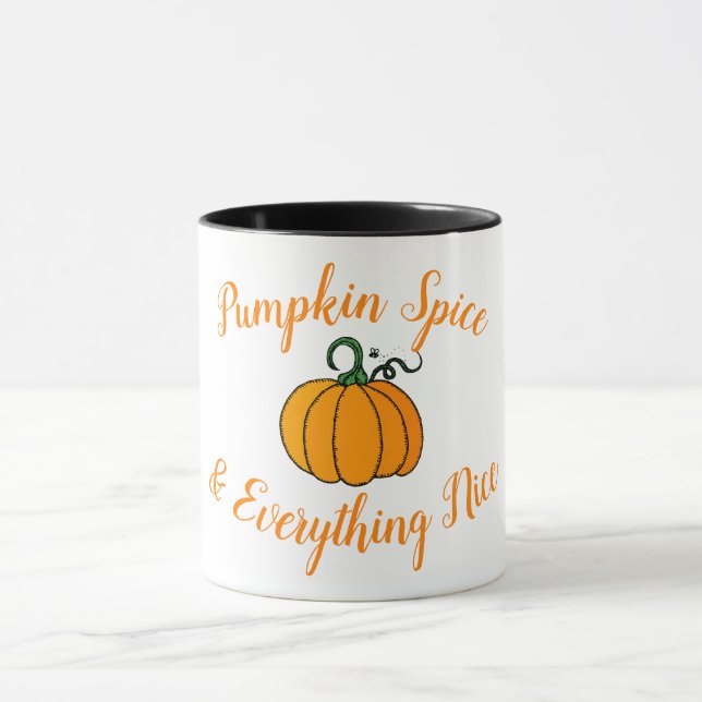 Pumpkin Spice & Everything Nice Mug (Center)