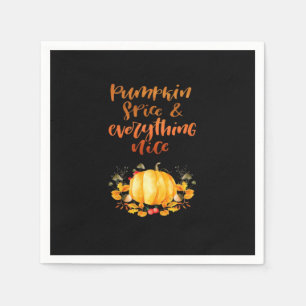 Pumpkin Spice & Everything Nice Trend & Viral Slot Napkins