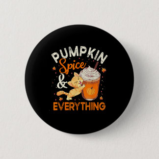 Pumpkin Spice Everything Shirt Cat Lover Cute Autu Button