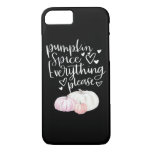 Pumpkin Spice Everything Sloth Halloween iPhone 8/7 Case