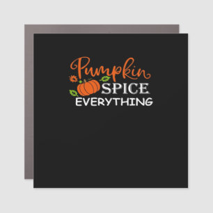 Pumpkin Spice Everything Vintage Fall Autumn For W Car Magnet