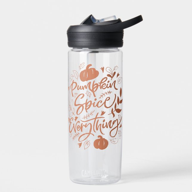 Pumpkin Spice Everything Water Bottle (Left)