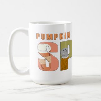 Pumpkin Spice Fall Season Logo Wordy