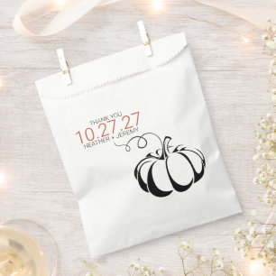 Pumpkin Spice Favor Bag