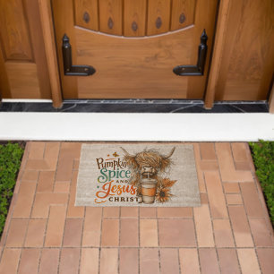 Pumpkin Spice....  Fiber Doormat