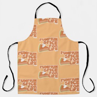 Pumpkin Spice For Life Funny Fall Logo Art