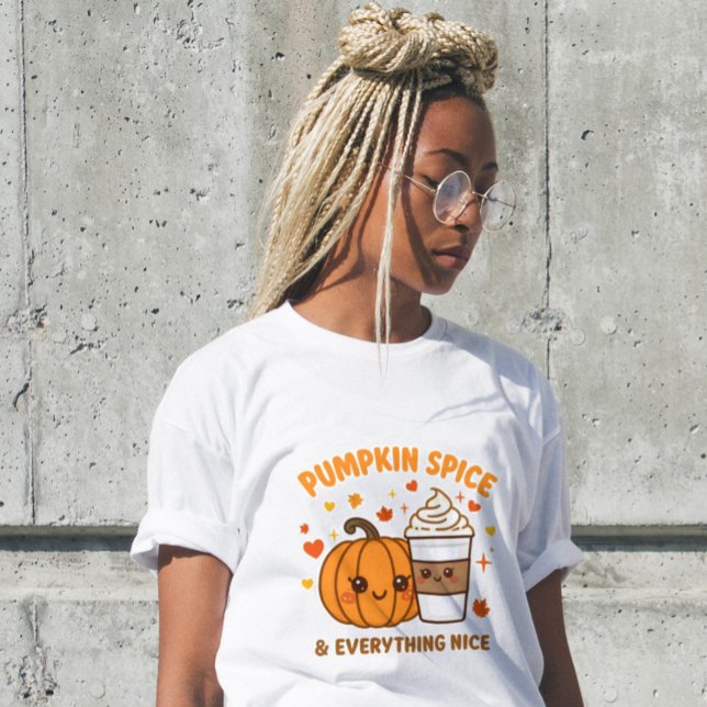 pumpkin spice Funny Cute Halloween Womens Tshirts (Creator Uploaded)