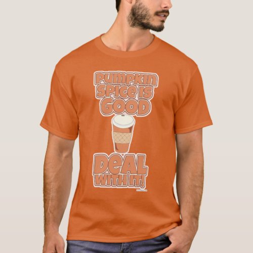 Pumpkin Spice Funny Epic Cartoon Slogan T_Shirt