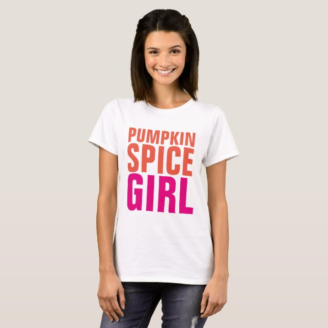 PUMPKIN SPICE GIRL, funny T-shirts (Front Full)