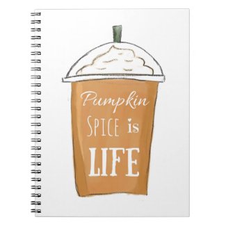 Pumpkin Spice is Life Notebook