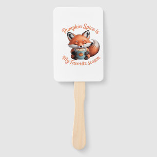 Pumpkin Spice Is My Favorite Season Fall Classic T Hand Fan
