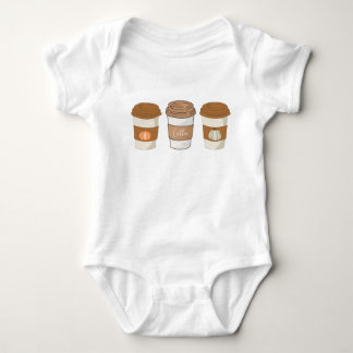 Pumpkin Spice latte, Coffe Baby Bodysuit
