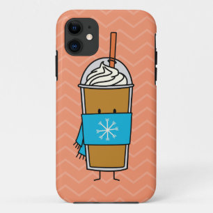 Pumpkin Spice Latte coffee cup drink cinnamon whip iPhone 11 Case