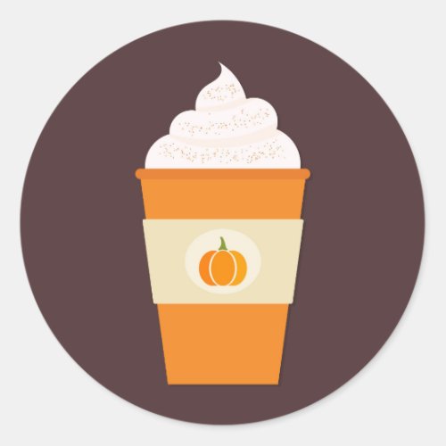 Pumpkin spice latte coffee Sticker