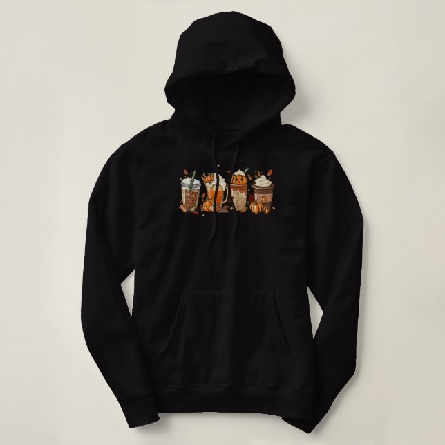 Pumpkin Spice Latte, Fall Coffee, Pumpkin Spice,Th Hoodie (Design Front)