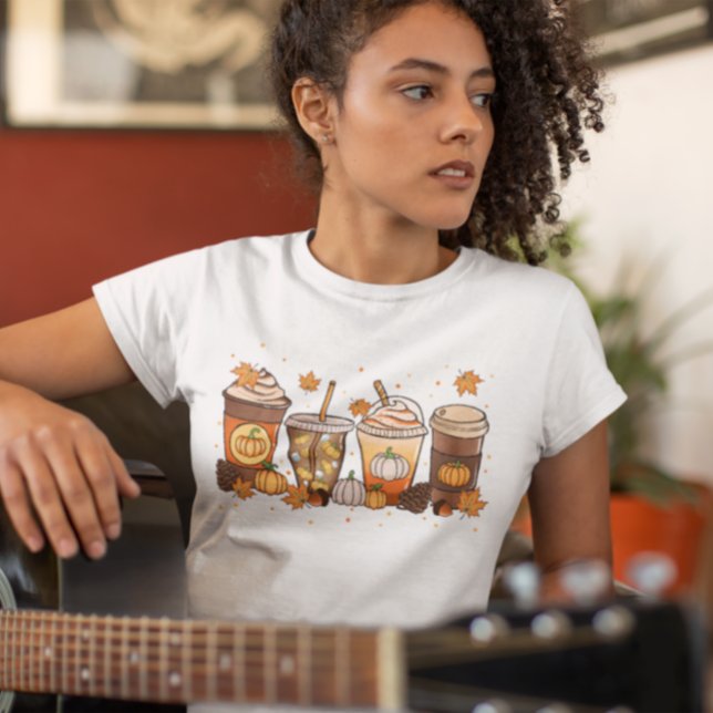 Pumpkin Spice Latte Fall T-Shirt (Creator Uploaded)