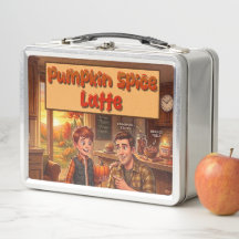 Pumpkin Spice Latte | Metal | Lunch Box