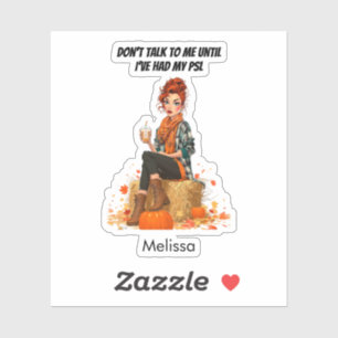 Pumpkin Spice Latte - Ms Sass Sticker