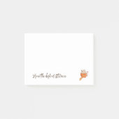 Pumpkin spice latte personalized post-it notes (Front)