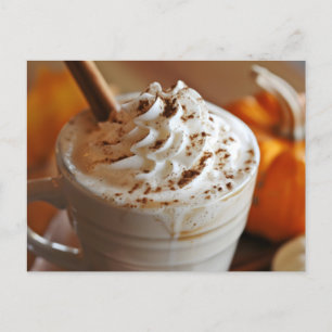 Pumpkin Spice Latte, Postcrossing Postcard