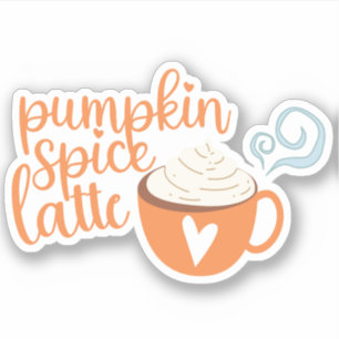 Pumpkin Spice Latte Sticker