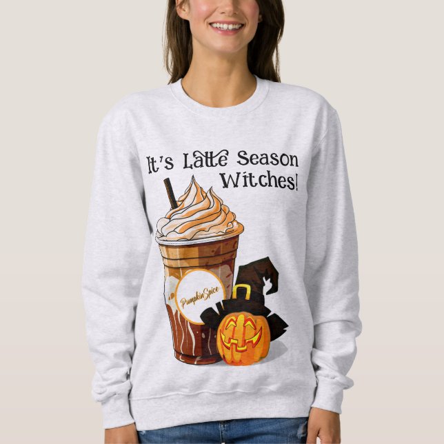 Pumpkin Spice Latte | Witch | Women's | Sweatshirt (Front)