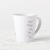 Pumpkin Spice Lover | Monogram Latte Mug (Right Angle)