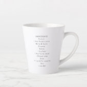 Pumpkin Spice Lover | Monogram Latte Mug (Right)