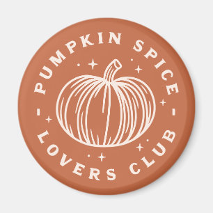 Pumpkin Spice Lovers Club Magnet