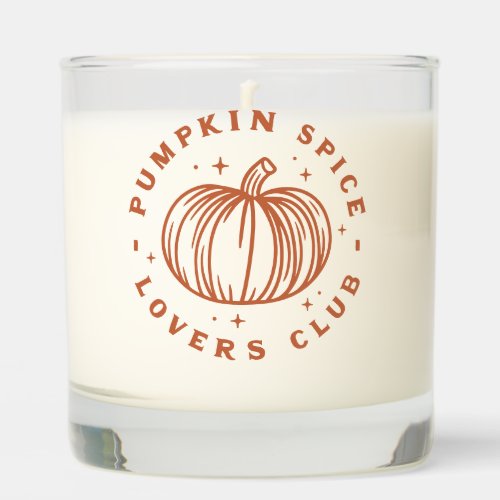 Pumpkin Spice Lovers Club Scented Candle