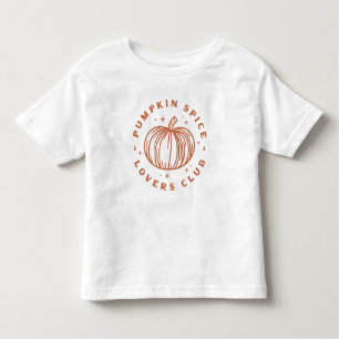 Pumpkin Spice Lovers Club Toddler T-shirt