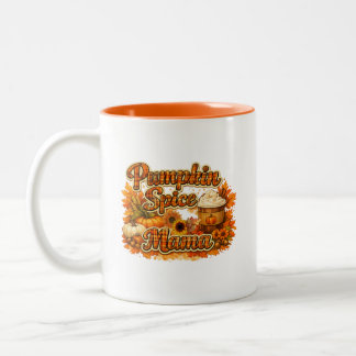Pumpkin Spice MaMa Two-Tone Coffee Mug