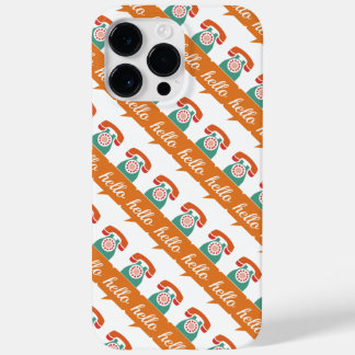 Pumpkin Spice Mint Delight Retro Telephone Hello Case-Mate iPhone 14 Pro Max Case