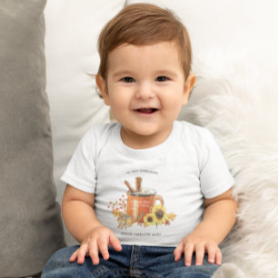 Pumpkin Spice My First Thanksgiving Baby T-Shirt
