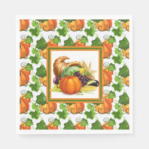 Pumpkin Spice  Napkins