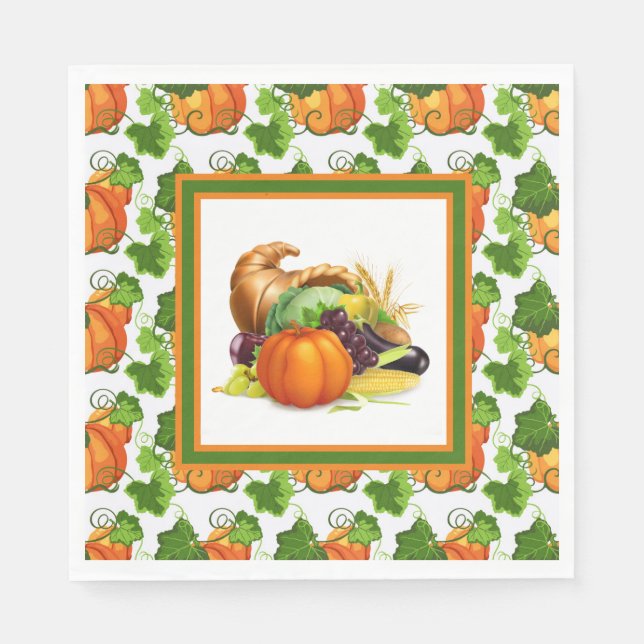 Pumpkin Spice  Napkins (Front)