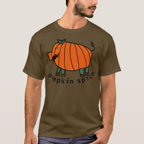 Pumpkin Spice Pig T_Shirt