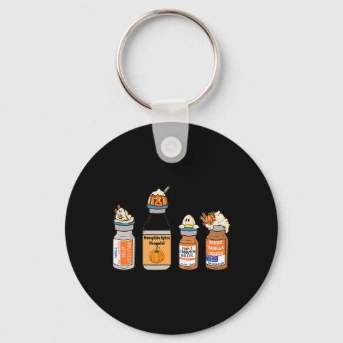 Pumpkin Spice Propofol Ativan Versed Haldol Nurse  Keychain