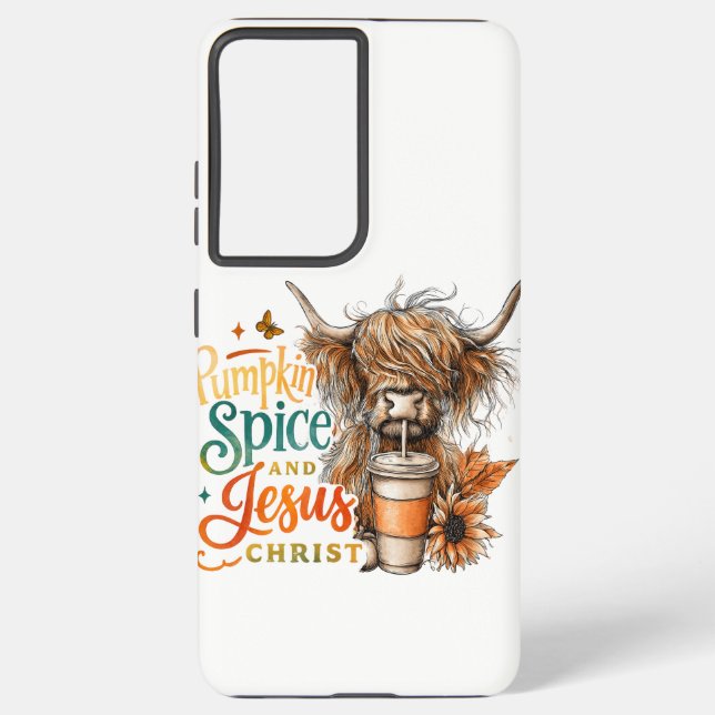 Pumpkin Spice....  Samsung Galaxy Case (Back)