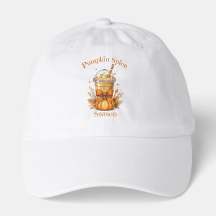Pumpkin Spice Season Fall Autumn Iced Coffee Hat