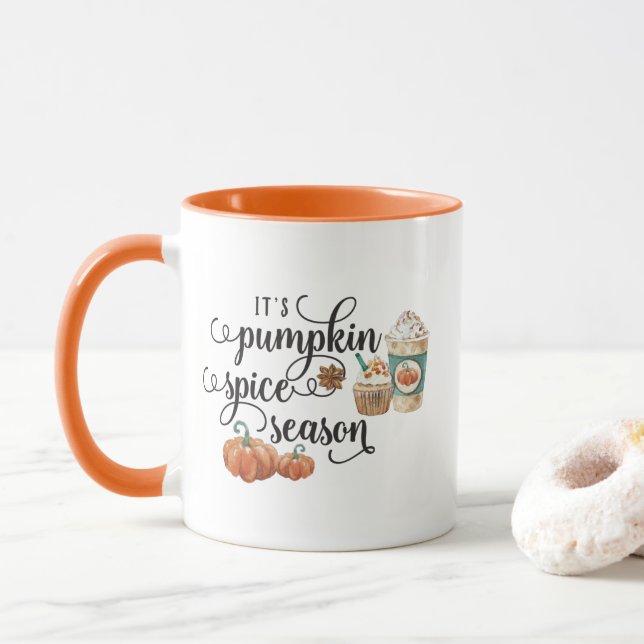 Pumpkin Spice Season Mug (With Donut)