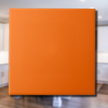 Pumpkin Spice Solid Color | Classic | Elegant Ceramic Tile<br><div class="desc">Pumpkin Spice Solid Color | Classic | Elegant | Trendy | Stylish | Gift</div>
