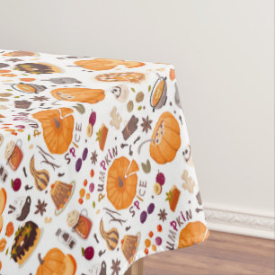 Pumpkin Spice Tablecloth
