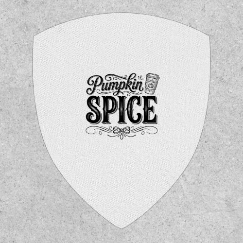 Pumpkin Spice Vintage Coffee Fall Shirt Design_1 Patch