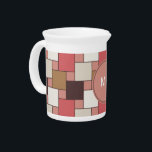 Pumpkin Spice Weave Pattern Beverage Pitcher<br><div class="desc">We are celebrating the New 2013 color trends in this fun weave pattern - using colors from the new COLOR PALETTE 2013 - Colors from culinary inspirations, combining spicy colors with fresher shades. We call it pumpkin spice- with colors such as Spicy coral, melon brandy, cinnamon apple, dusty pink, and...</div>