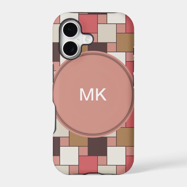 Pumpkin Spice Weave Pattern Iphone Case (Back)