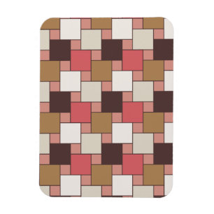Pumpkin Spice Weave Pattern Magnet