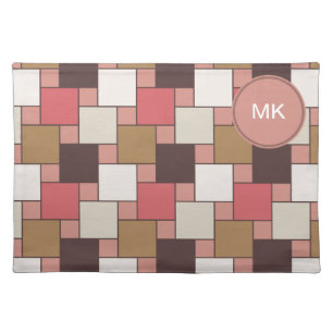 Pumpkin Spice Weave Pattern Placemat