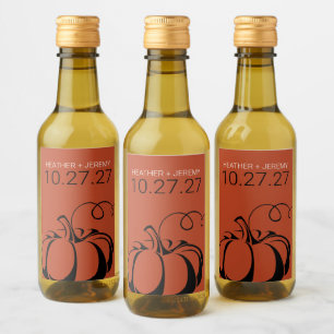 Pumpkin Spice Wine Label
